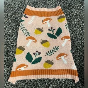 Mushroom Botanical Dog Sweater